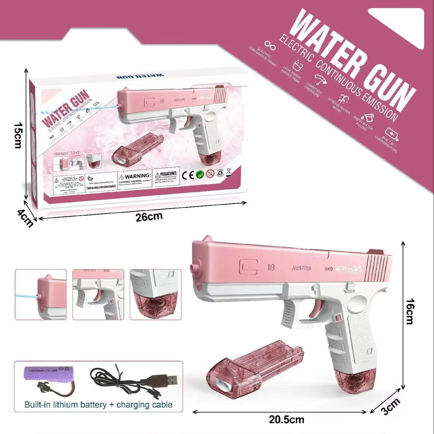 Electric Water Gun Toy